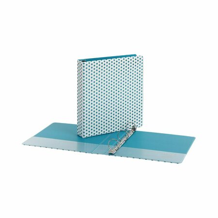 Oxford Punch Pop Binder, 1.5in. Round Rings, Holds 350 Sheets, Teal 42653